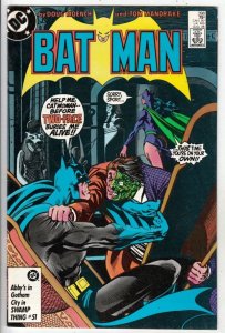 Batman #398 (Aug-86) Catwoman, Two-Face NM- PRICE DROP! Batman, Robin Wow!