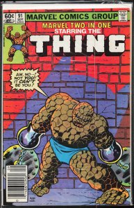 Marvel Two-in-One #91 (1982) The Thing
