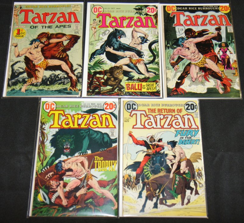 DC Bronze Age TARZAN TITLES 15pc Mid Grade Comic Lot (FN- to VF) Jungle Korak