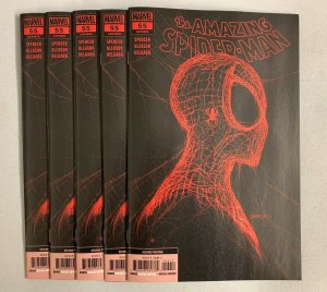 The Amazing Spider-Man #55 (Marvel 2021) Nick Spencer 2nd Printing 5 Copies