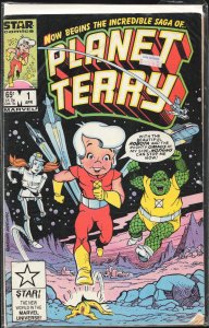 Planet Terry #1 Star Chase Game Cover (1985) Planet Terry