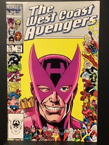 West Coast Avengers #14 (1986) NM- 9.2 25th Anniversary Border