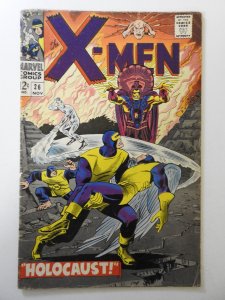The X-Men #26 (1966) VG+ Condition moisture stain, ink 1st page & front cover