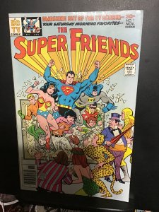 Super Friends #1 (1976) hi grade 1st issue key penguin cover! VF+ Wow!