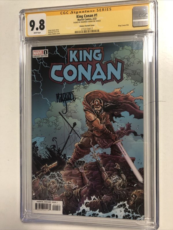 King Conan (2022) #1 (CGC 9.8 SS WP) Signed Mahmud Asrar| Stokoe Variant Cover