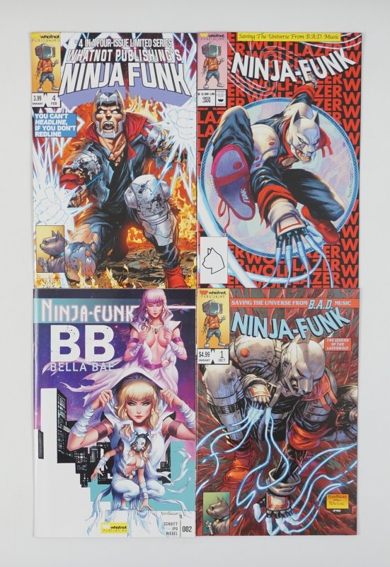 Ninja Funk #1-4 VF/NM complete series Tyler Kirkham Homage Covers ; Whatnot (C)
