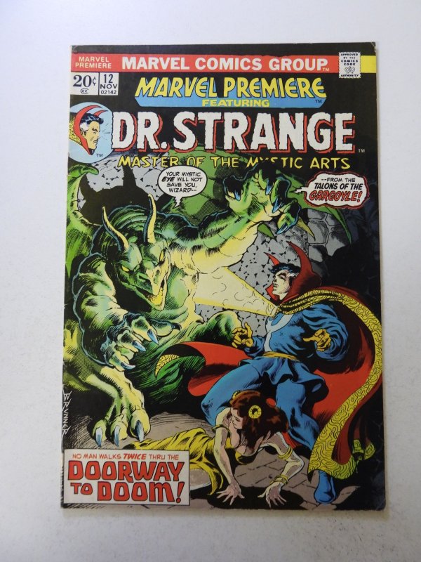 Marvel Premiere #12 (1973) VF- condition price written on back cover