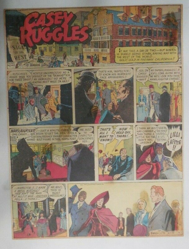 29/31 Casey Ruggles  by Warren Tufts from #1 First Year! 1949 Tabloid 11 x 15 in