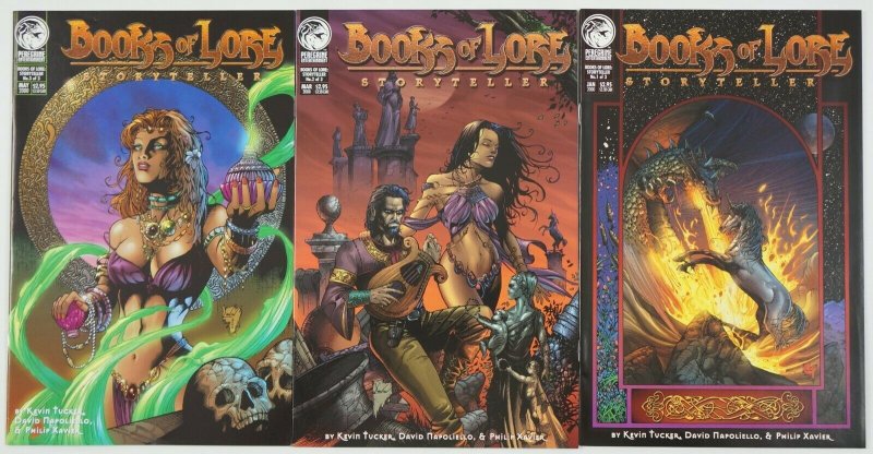 Books of Lore: Storyteller #1-3 VF/NM complete series - peregrine comics set 2