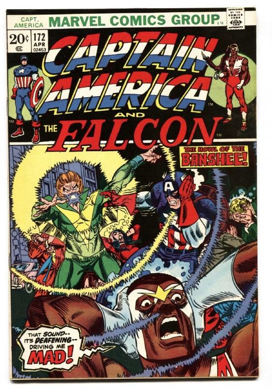 CAPTAIN AMERICA AND THE FALCON #172 comic book X-MEN CROSSOVER vf+