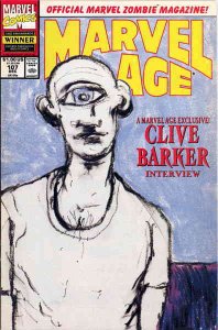 Marvel Age #107 VF/NM ; Marvel | Clive Barker interview