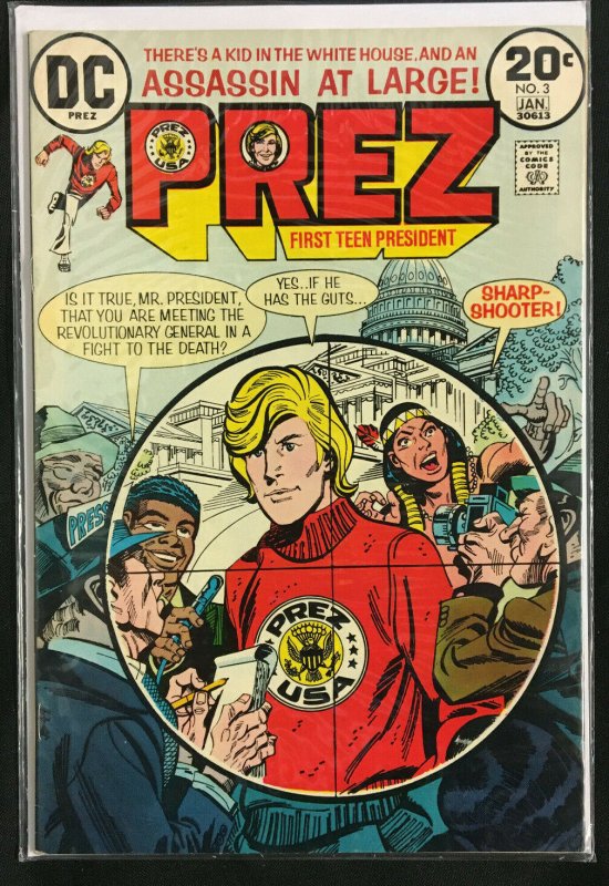 PREZ #1-4 MOST VG-VF #1-4 Fisherman Collection