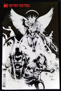 Dark Nights: Death Metal #1 Black and White Cover (2020)