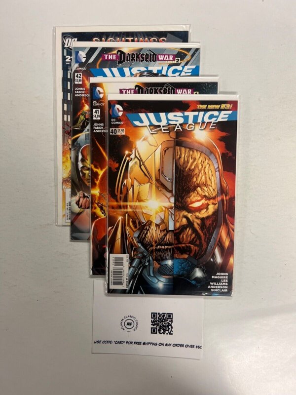 4 Justice League DC Comic Books # 21 40 41 42 Superman Wonder Woman 40 JS41