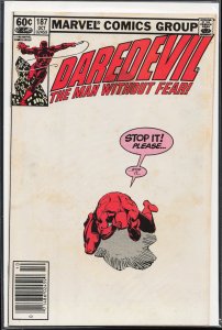 Daredevil #187 (1982) Daredevil [Key Issue]