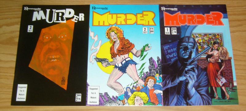 Murder #1-3 VF/NM complete series - edgar allan poe - wally wood - ditko & toth