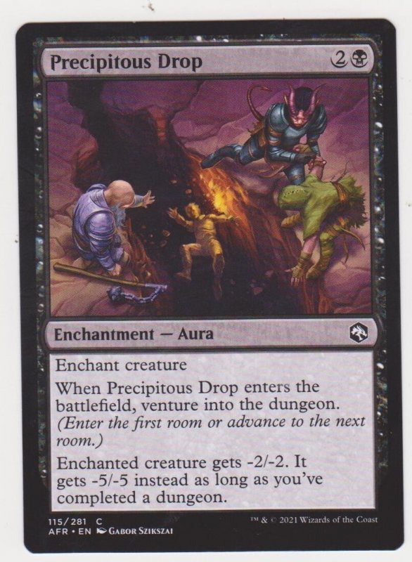Magic the Gathering: Adventures in the Forgotten Realms - Precipitous Drop  | Comic Collectibles - Trading Cards - Magic the Gathering / HipComic