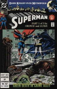 Superman (2nd Series) #44 VF/NM; DC | save on shipping - details inside