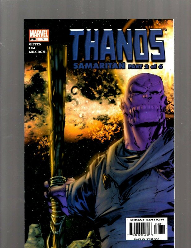 Lot Of 12 Thanos Marvel Comic Books # 1 2 3 4 5 6 7 8 9 10 11 12 Avengers J399