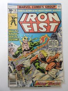 Iron Fist #14 (1977) GD Condition chew bottom right, moisture stain