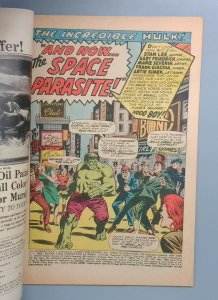 Incredible Hulk #103 FN/VF 1st Appearance Space Parasite Marvel 1968