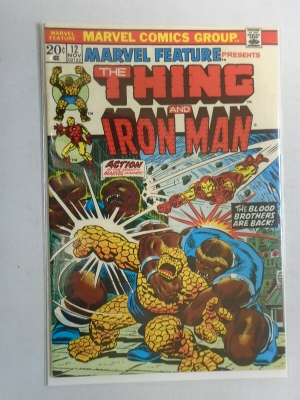 Marvel Feature #12 Thing and Iron Man 6.0 FN (1973 1st Series)