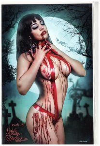 Vampirella #16 COMICS ELITE Nathan Szerdy Virgin Variant SIGNED COPY NM;