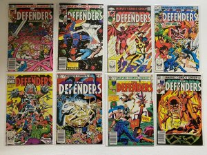 Defenders lot #101-151 Marvel 49 pieces average 7.0 (range 6 to 8) (1981-'86)