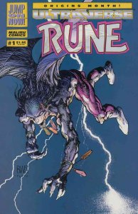 Rune #1 VF ; Malibu | Barry Windsor-Smith Ultraverse