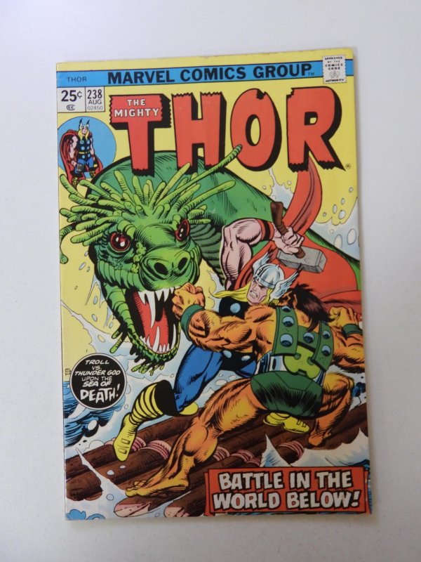 Thor #238 (1975) VG+ condition subscription crease MVS intact