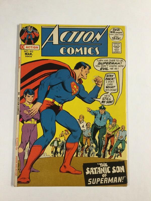 Action Comics 410 8.0 Vf Very Fine Dc Bronze Age