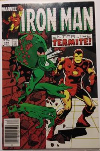 Iron Man #189 CPV Newsstand Edition (1984)