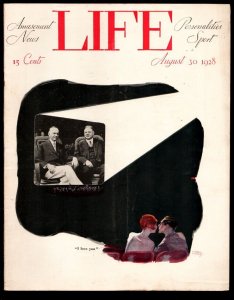 Life 8/30/1928-Garrett Price cover art-Vintage comic & cartoon art-almost 100...