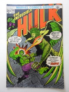 The Incredible Hulk #168 (1973) Vs The Harpy! Beautiful VG Condition!