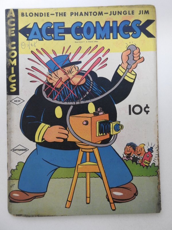Ace Comics #54 (1941) Solid VG- Condition!