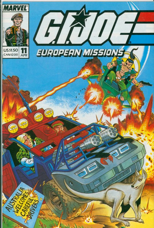 G.I. Joe European Missions #11 Marvel Comics UK 1989 VF