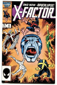 X-FACTOR #6-First Apocalypse!-1986-X-MEN MOVIE-High Grade.