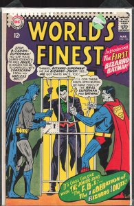 World's Finest Comics #156 (1966) Bizarro Batman [Key Issue]
