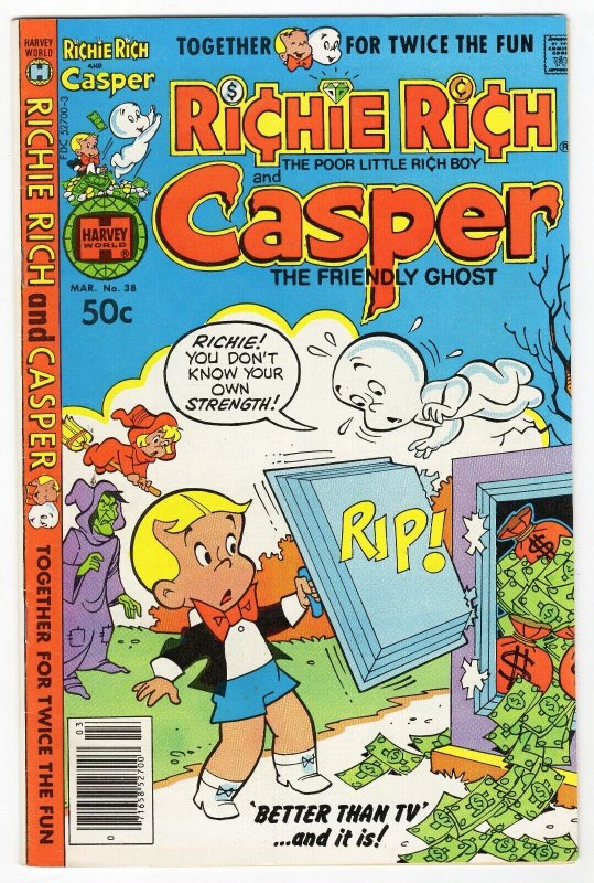 Richie Rich and Casper #38 VINTAGE 1981 Harvey Comics