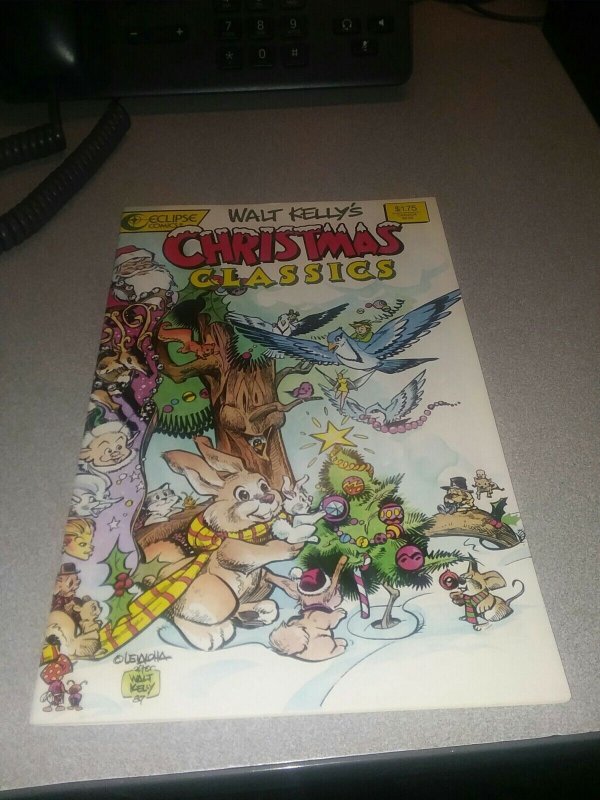 Walt Kelly's Christmas Classics #1 eclipse comics 1987 copper age classic art