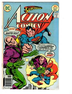 3 Action Comics DC Comic Books # 463 464 465 Superman Superboy Lex Luthor WM4