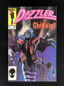 Dazzler #33 (1984) VF/NM Michael Jackson Chiller! Homage Cover