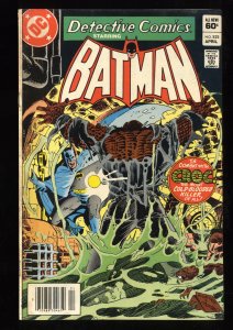Detective Comics #525 VG+ 4.5 Newsstand Variant Killer Croc!