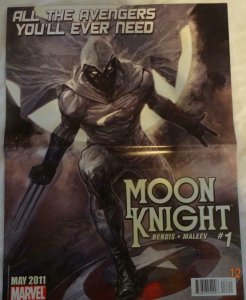 MOON KNIGHT DARK ANGEL SAGA Promo Poster, 10 x 13, 2011, MARVEL,  Unused 377