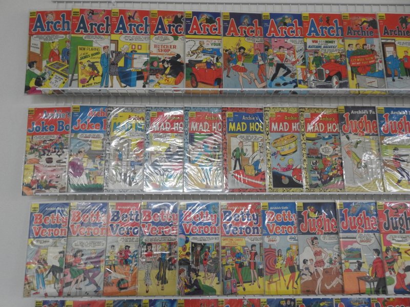 Huge Lot of 105 Cartoon Comics W/ Archie, Betty and Veronica +More Avg. FN Cond.