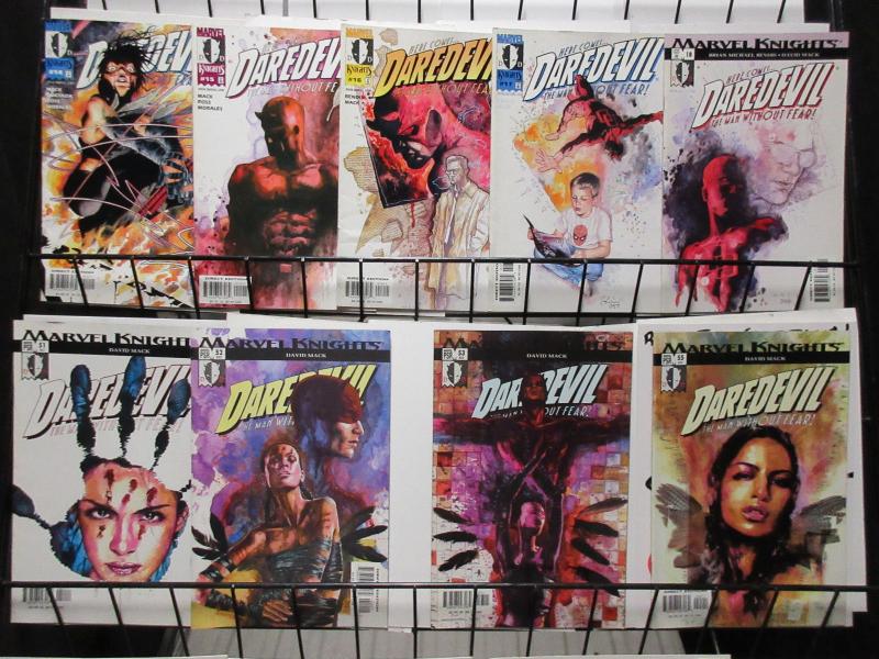 Daredevil (Marvel Knights 2001) Lot #14-18, 51-53, 55 David Mack w/o Fear!