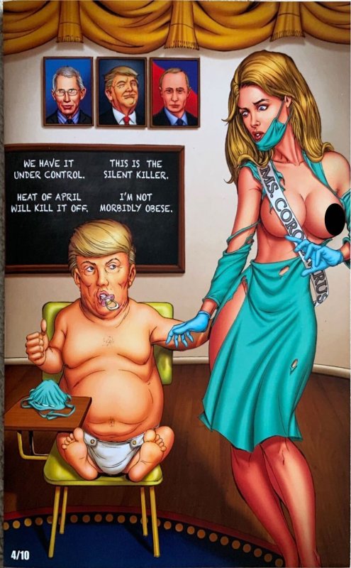 NOTTI&NYCE: TRUMP HOMAGE CORONAVIRUS SPECIAL NAUGHTY EDITION NM.