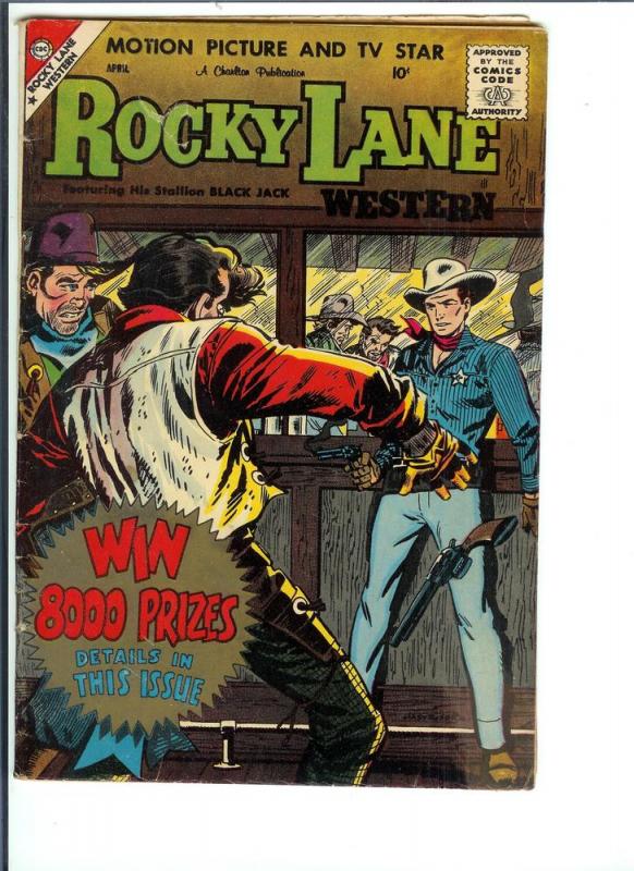 Rocky Lane  #84 - Silver Age - Vol. No. 9, April 1958 (VG)