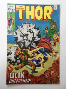 Thor #173 (1970) VG- Condition 1 in tear fc