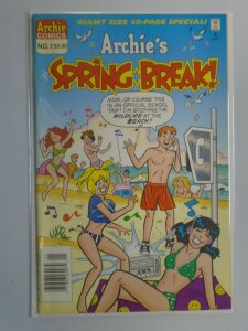 Archie's Spring Break #1 8.5 VF+ (1996)